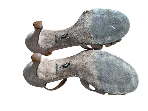 Beige Neutre / Pointure 38 / Hauteur Talons 9 cm