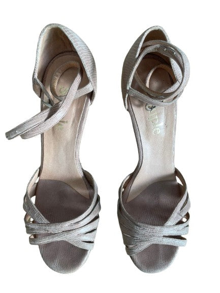 Beige Neutre / Pointure 38 / Hauteur Talons 9 cm